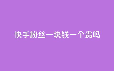 快手粉丝一块钱一个贵吗,KS业务下单平台 - 卡盟网 qq视频盗取个人信息如何处理  第1张