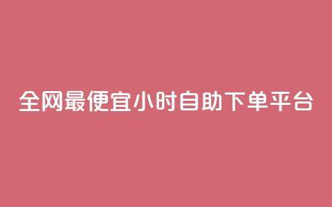 全网最便宜qq24小时自助下单平台 - 全网最实惠的24小时QQ自助下单平台!  第1张