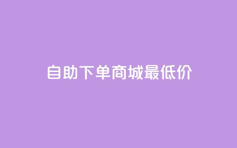 自助下单商城最低价,抖音24小时在线下单网站 - 1元3000粉丝全民K歌 qq空间多少访客算正常  第1张