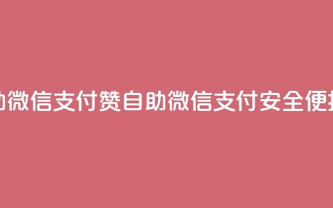 Ks赞自助微信支付(Ks赞自助微信支付，安全便捷实惠)  第1张