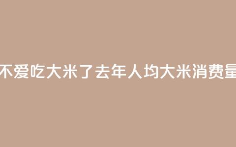 韩国人不爱吃大米了?去年人均大米消费量创新低  第1张 韩国人不爱吃大米了?去年人均大米消费量创新低  第1张