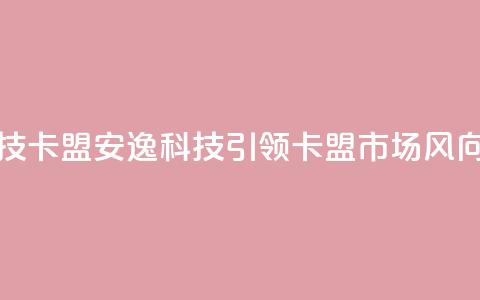 安逸科技2021卡盟 - 安逸科技引领2021卡盟市场风向! 第1张 安逸科技2021卡盟 - 安逸科技引领2021卡盟市场风向! 第1张