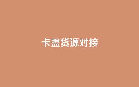 卡盟货源对接 - 快手点增加网站免费  第1张
