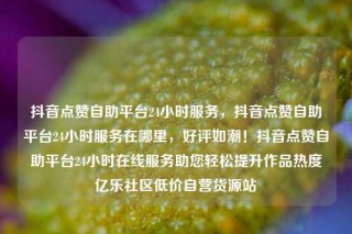 抖音点赞自助平台24小时服务,抖音点赞自助平台24小时服务在哪里,好评如潮!抖音点赞自助平台24小时在线服务助您轻松提升作品热度亿乐社区低价自营货源站