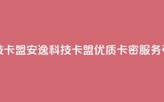 安逸科技卡盟(安逸科技卡盟:优质卡密服务引领行业)