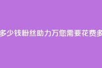 粉丝助力100万是多少钱 - 粉丝助力100万,您需要花费多少金钱?~