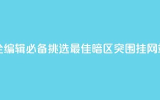 暗区突围买挂网站大全 - SEO编辑必备:挑选最佳暗区突围挂网站,查看全面指南!~