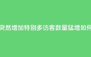 qq访客突然增加特别多(qq访客数量猛增！如何应对？)