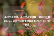 小红书点赞网，小红书点赞网址，解锁小红书新玩法，如何在点赞中脱颖而出亿乐社区SUP货源站