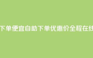 ks自助下单便宜(自助下单优惠价,全程在线购买)