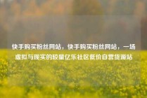 快手购买粉丝网站,快手购买粉丝网站,一场虚拟与现实的较量亿乐社区低价自营货源站