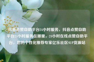 抖音点赞自助平台24小时服务,抖音点赞自助平台24小时服务在哪里,24小时在线点赞自助平台,您的个性化推荐专家亿乐社区SUP货源站