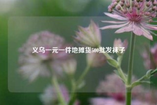 义乌一元一件地摊货500批发袜子