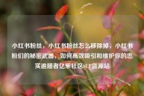 小红书粉丝，小红书粉丝怎么移除掉，小红书粉们的秘密武器，如何高效吸引和维护你的忠实追随者亿乐社区SUP货源站