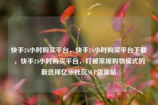 快手24小时购买平台,快手24小时购买平台下载,快手24小时购买平台,打破常规购物模式的新选择亿乐社区SUP货源站