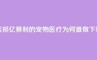 3年亏损30亿,“暴利”的宠物医疗为何难做?
