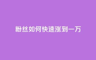 粉丝如何快速涨到一万,今日头条粉丝账号购买 - 快手最便宜播放量和点赞 - dy24小时自助服务平台