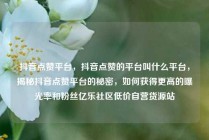 抖音点赞平台，抖音点赞的平台叫什么平台，揭秘抖音点赞平台的秘密，如何获得更高的曝光率和粉丝亿乐社区低价自营货源站