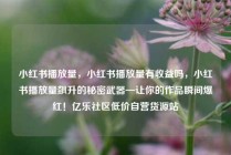 小红书播放量，小红书播放量有收益吗，小红书播放量飙升的秘密武器—让你的作品瞬间爆红！亿乐社区低价自营货源站