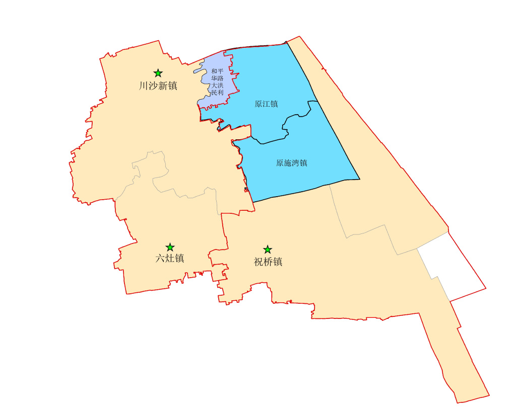 “三个集中	”之后：图说浦东新区28次撤乡并镇  第3张