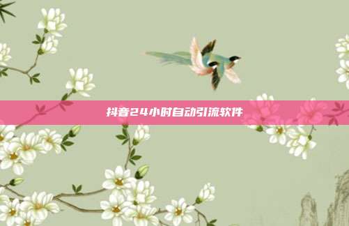 抖音24小时自动引流软件  第1张